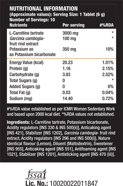 FAST&UP L-CARNITINE 3000 MG - TRIPLE ACTION FORMULA FOR FASTER FAT BURN  Price in India - Buy FAST&UP L-CARNITINE 3000 MG