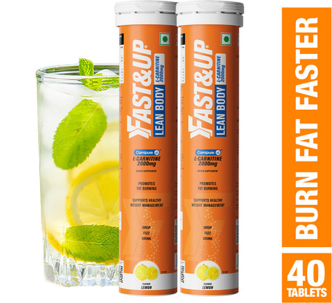 l carnitine fast and up Fast&Up L-Carnitine Lean Body 2000 mg (60 Effervescent Tablets) Orange Flavour This results in enhanced workout performance and helps you get lean faster Fast&Up L Carnitine 3000mg Effervescent