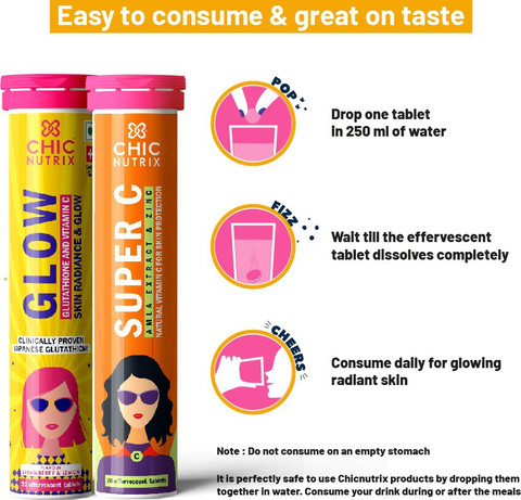 Chicnutrix Complete Skin Nutrition - Japanese Glutathione & Vitamin C -  Acne Free Skin Price in India - Buy Chicnutrix Complete Skin Nutrition -  Japanese Glutathione & Vitamin C - Acne Free