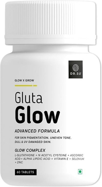 gluta glow glutathione 5000gs Dr.Su Gluta Glow Skin Glow Supplement For Men and Women Price in India