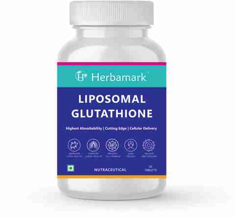 Herbamark Liposomal Glutathione | Highest Bioavailability | Face glow,  Liver Health, Detox Price in India - Buy Herbamark Liposomal Glutathione |  Highest Bioavailability | Face glow, Liver Health, Detox online at  Flipkart.com