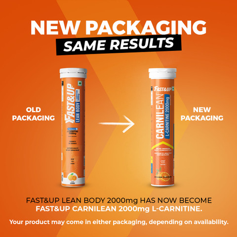 FAST&UP L-Carnitine Lean Body - 2000 mg Carnipure TM, Helps Convert Fat into Energy Price in India - Buy FAST&UP L-Carnitine Lean Body