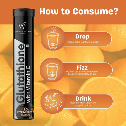 glutathione water soluble tablets Amazon.com: SETU Skin Renew, with Vitamin C, Gluta Fizz, Supports Detoxification, Sugar-Free, Orange Flavour, 30 Effervescent : Health & Household Wattle Castillo Glutathione Skin Whitening