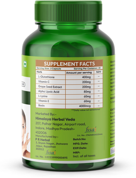 himalayan organics glutathione builder - For ever-glowing and ever-young skin Vlado's Himalayan Organics Glutathione Builder