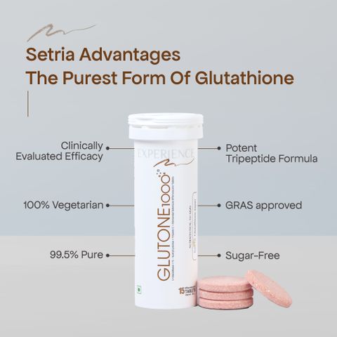 Glutone 1000 – Setria L-Glutathione Effervescent Tablets | Vitamin C 40mg Price in India - Buy Glutone 1000 – Setria L-Glutathione Effervescent Tablets