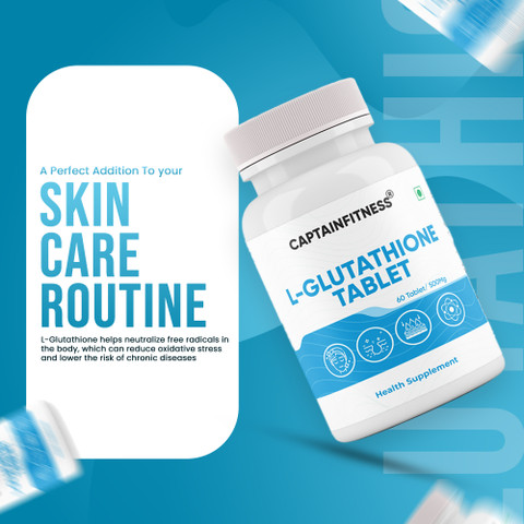 glutathione pills online CaptainFitness L-Glutathione Tablets with Vitamin C-Pack-2-60 Tab#9 Scan Glutathione Injection in Mumbai Number of Vials:2 Vials (Differentiated Results)