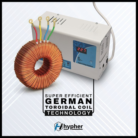 qanuta　LTD SuperV Hypher 517 KAVACH 5KVA 170VA Digital Voltage Stabilizer Suitable