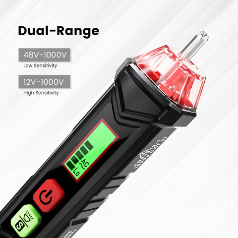 AS TOOL CENTER Non-Contact Detector, AC Voltage Tester Pen, 12-1000V/48 ...