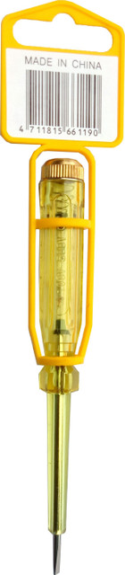 STANLEY 66-119 yellow linesman tester 140 mm Analog Voltage Tester