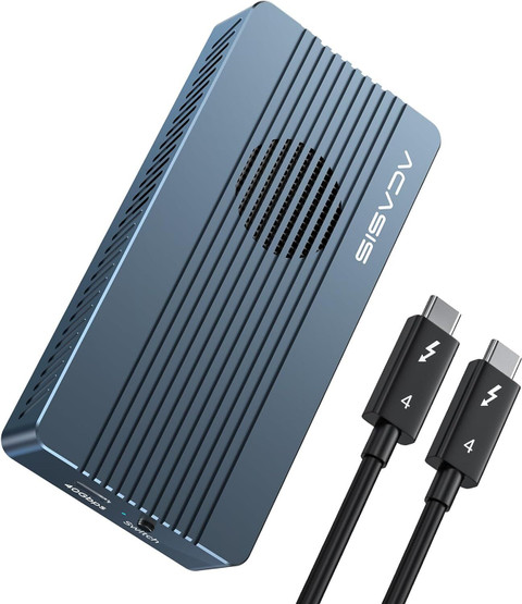 Acasis 40Gbps M.2 NVMe SSD Enclosure with Cooling Fan, TBU405Pro