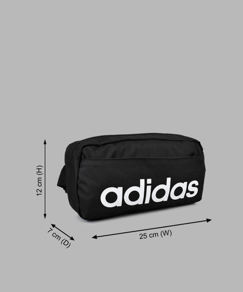 ADIDAS LINEAR BUMBAG Waist Bag BLACK/WHITE Price in India