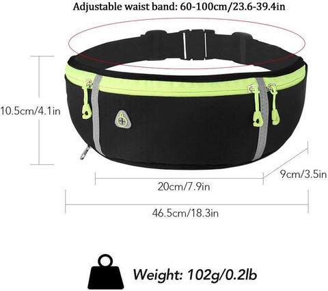 Aryamurti Running belt pocket waist bag multi Price in India