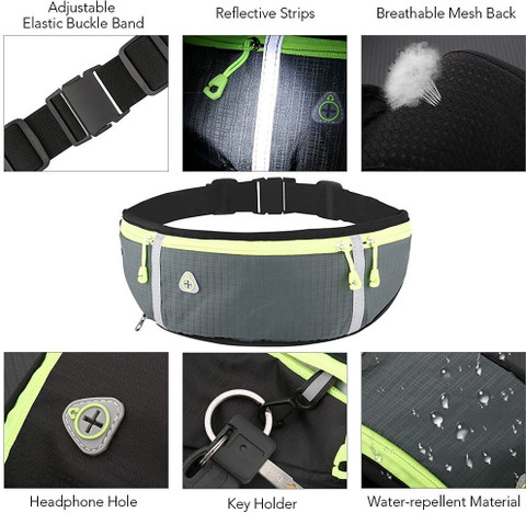 Aryamurti Running belt pocket waist bag multi Price in India