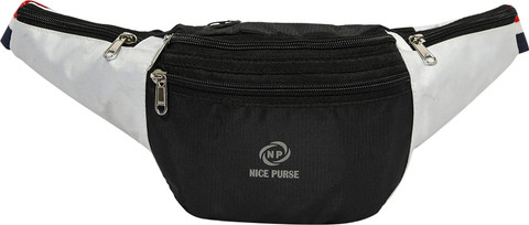 Nice Purse BK-WHITE KAMAR POUCH SMALL WAIST BAG