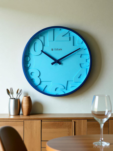Titan Analog 29.5 cm X 29.5 cm Wall Clock Price in India - Buy