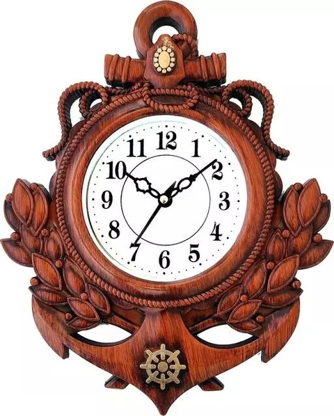 rangat craft Analog 29 cm X 24 cm Wall Clock