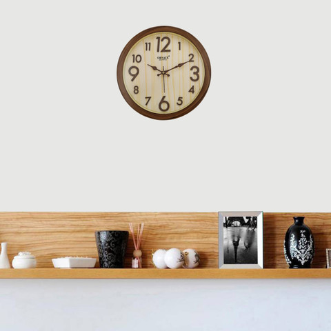 Ornate Quartz Analog 32 cm X 32 cm Wall Clock Price in India - Buy