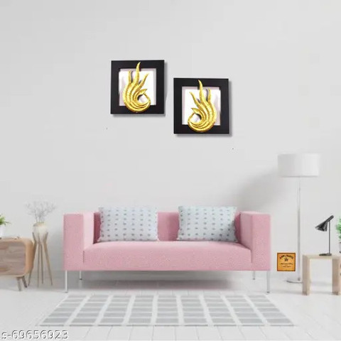 DEDECON ENTERPRISES Antique Buddha Hands Twins Set Wall Decor