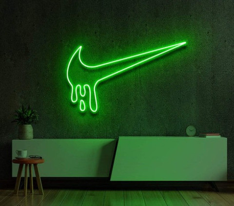 nike swoosh neon green price
