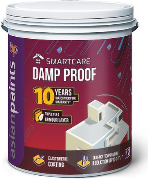 Asian Paints Damp proof 1L Water Proofing White Emulsion Wall