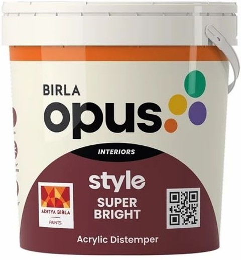 BIRLA Opus Distemper 10KG White Distemper Wall Paint Price in