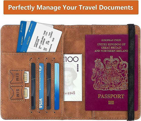 Flipkart SmartBuy Premium Passport Holder Cover Cardholder Travel Wallet  Organizer, Passport Case Card Holder