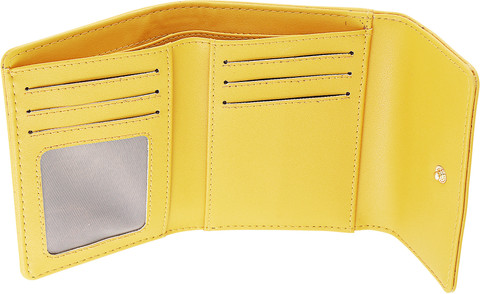 新品⭐︎ajew Function wallet case / yellow Alexvyan Yellow Small Classic Bi-Fold Women's Purse Wallet