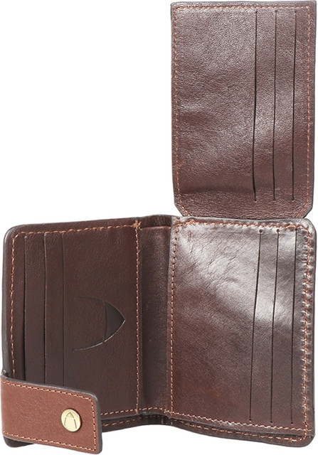 HIDESIGN Men Casual Brown Genuine Leather Wallet