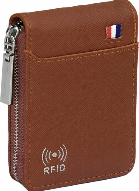 deadlook Men Women Travel, Casual, Formal, Formal Brown Genuine Leather  Card Holder