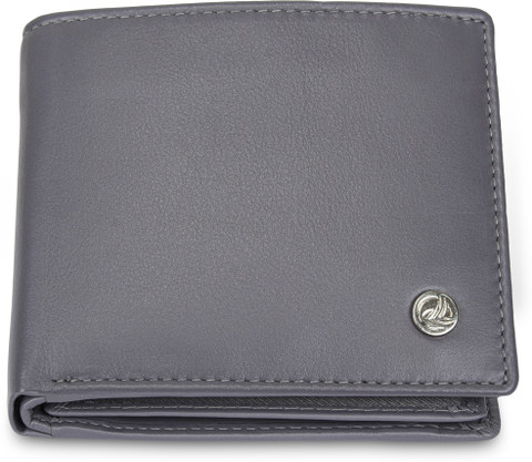 Antonio Valeria Men Casual Grey Genuine Leather Wallet Grey
