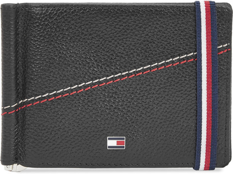 TOMMY HILFIGER Men Black Genuine Leather Wallet