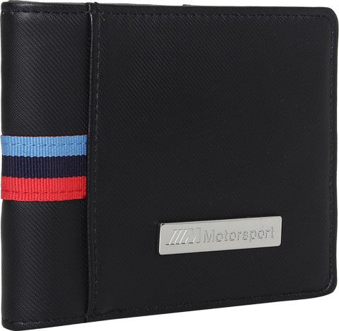 PUMA Men Black Artificial Leather Wallet Black Price in India