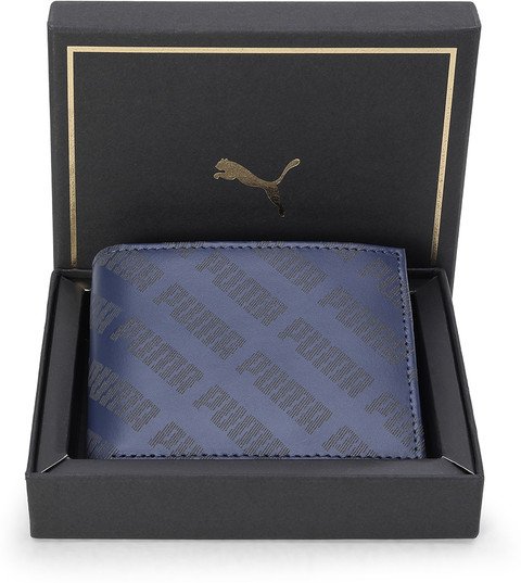 PUMA Men Blue Genuine Leather Wallet New Navy - Price in India |  Flipkart.com