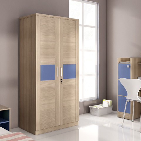 SPACEWOOD Coral Engineered Wood 2 Door Wardrobe Price in India