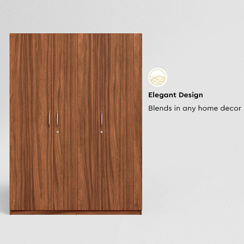 Godrej Interio Alina 800W Engineered Wood 3 Door Wardrobe Price in