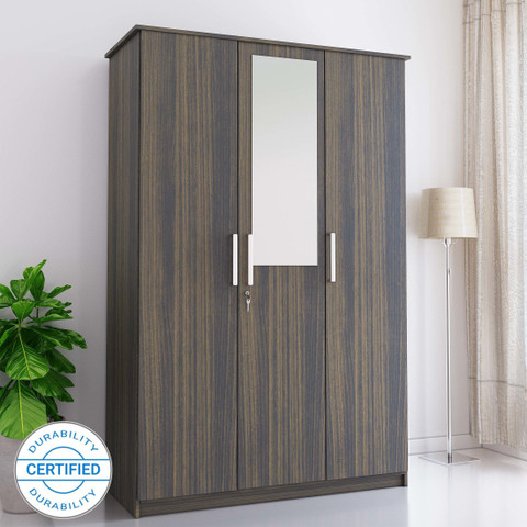 売り切り値下げ！jself Velor tops set ブラウン Flipkart Perfect Homes Julian Engineered Wood 3 Door Wardrobe