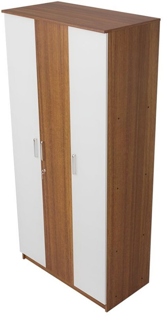 neuspace Trio Engineered Wood 3 Door Wardrobe Price in India - Buy
