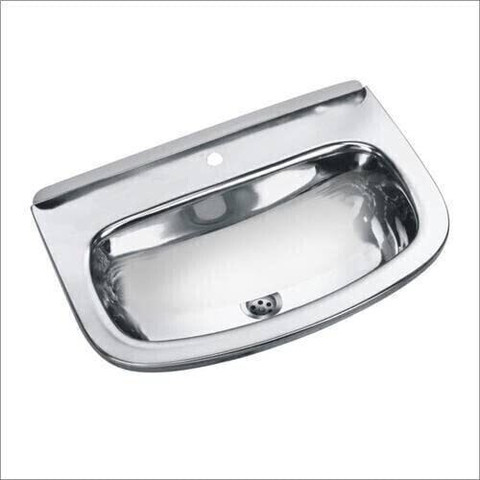 OCASAMI Stainless Steel Triangle Corner Sink – Wall Mounted Small Single Bowl 33x44x37cm