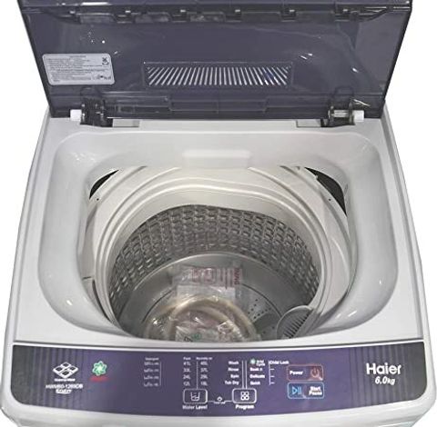 Haier 6 kg Fully Automatic Top Load Washing Machine Grey Price in Haier 6 kg Fully Automatic Top Load Washing Machine Grey Price in