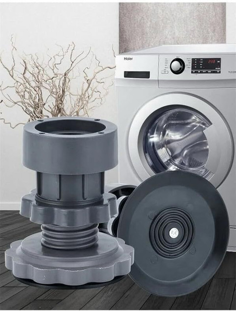 best washing machine anti vibration pads Amazon.com: Anti Vibration Pads for Washing Machine with HexaGrip - Stops  Washer Dryer Moving, Walking - Prevents Noise, Vibration Transfer - Rubber  Antivibration Stabilizer Support Feet Mat main image 1