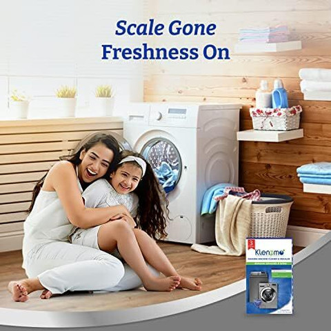 Klenzmo Washine Machine cleaner and descaler for front and top