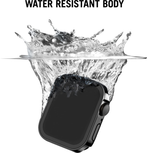 DailyObjects Black Sleek Fit Apple Watch Series Case with Screen