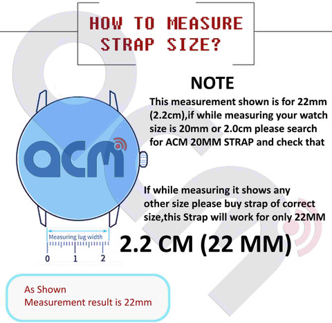 20mm Watch Strap Size Guide ACM Watch Strap Nylon Soft 20mm For - Main Image