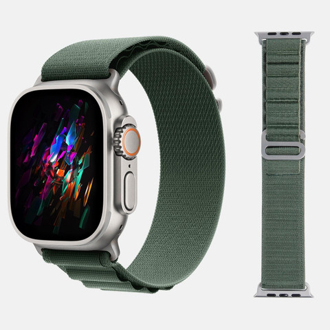 【botanical】Apple Watch バンド Gadgetzilla Alpine loop 49mm for Apple Watch compatabile