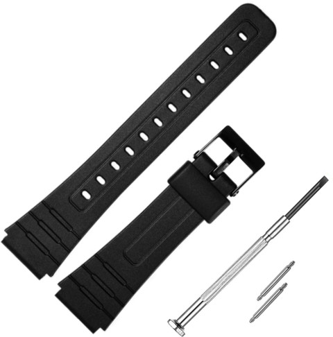 DBLACK [CDS1]CASIO F-91W 18 mm Resin Watch Strap Price in India - Main Image