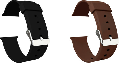 ACM Pack of Sliding Watch Strap Silicone for Kratos Bold Plus Sw15  Smartwatch Belt 1596563 mm Silicone Watch Strap