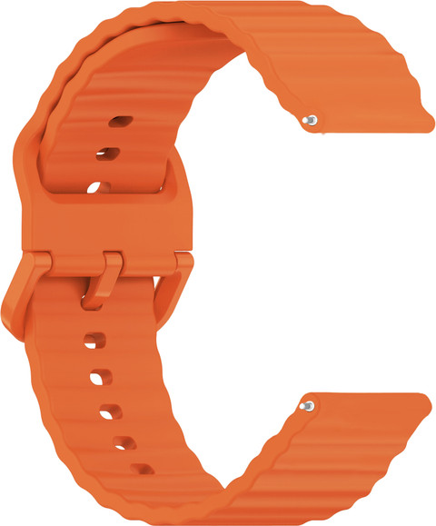 ACM WSM31S22OR4063 Watch Strap Silicone Classy Belt 22mm for Titan