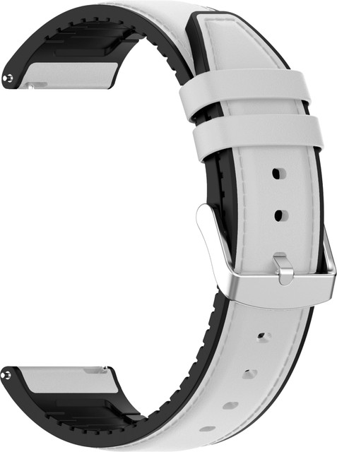 ACM Watch Strap Leather Silicone 20mm for Garmin Forerunner 245 Music  Smartwatch 1072412 mm Synthetic Leather Watch Strap