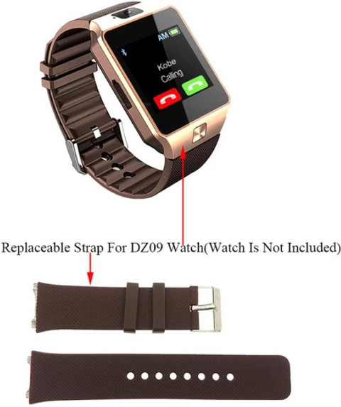 LiveStore Original DZ09 Smart Watch Strap Silicone Replacement Watch Band  Strap Belt mm Silicone Watch Strap