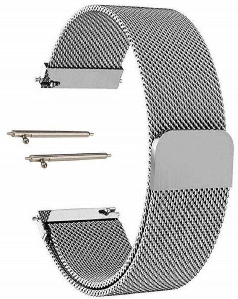 RE Bakers Stainless steel strap for 18mm (silver) 18 mm Stainless Steel  Watch Strap